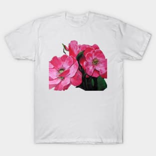 Pink Bush Roses T-Shirt